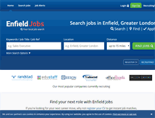 Tablet Screenshot of enfield-jobs.co.uk
